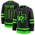 Custom Dallas Stars Premium Jersey Name and Number All Stitched Black
