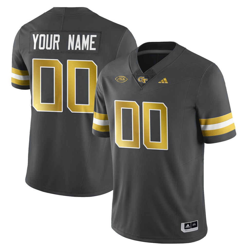 Custom Georgia Tech Jersey Football 2025 Vapor Limited Stitched