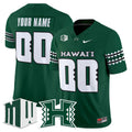 Custom Hawai'i Rainbow Warriors Jersey Name, Number 2025 Vapor Stitched