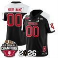 Custom Indiana Hoosiers Jersey 2025 National Champions Patch V3 Stitched