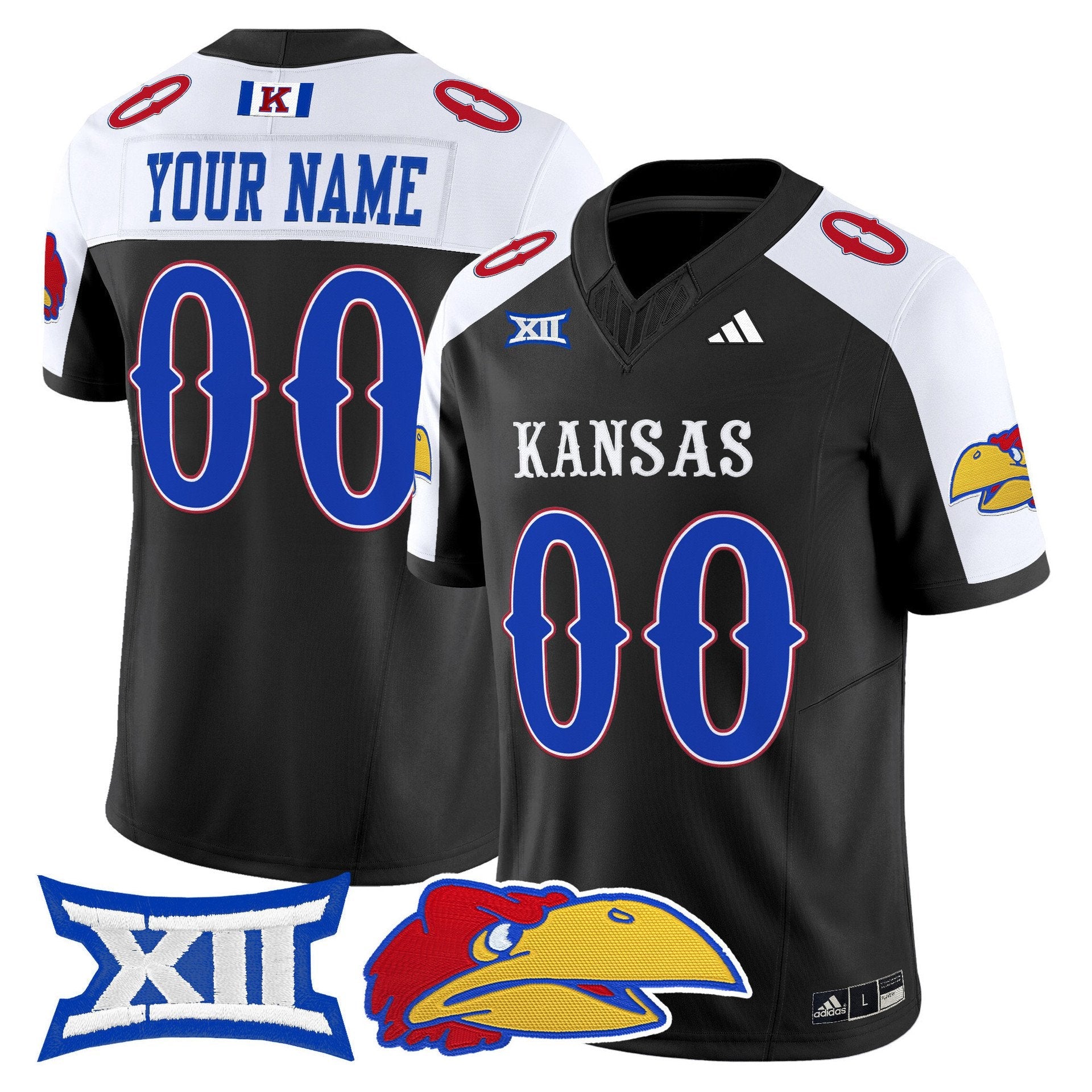 Custom Kansas Jayhawks Jersey Name, Number 2025 Limited Stitched