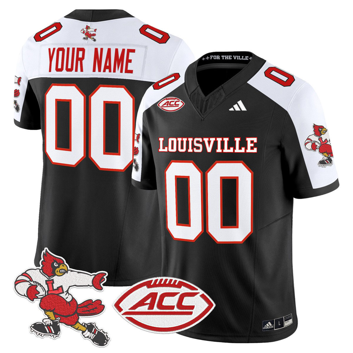 Custom Louisville Cardinals Jersey 1980s Throwback Limited Stitched