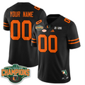Custom Miami Hurricanes Jersey 2026 Fiesta Bowl Champions Stitched