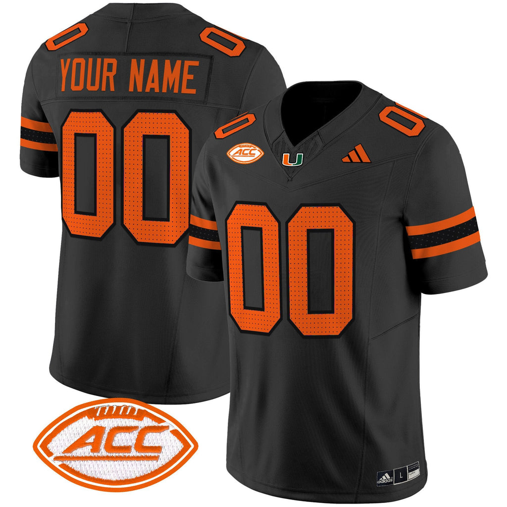 Custom Miami Hurricanes Jersey Name, Number 2025 Limited Stitched