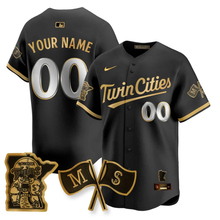 Custom Minnesota Twins Jersey Name and Number Alternate Limited Stitched