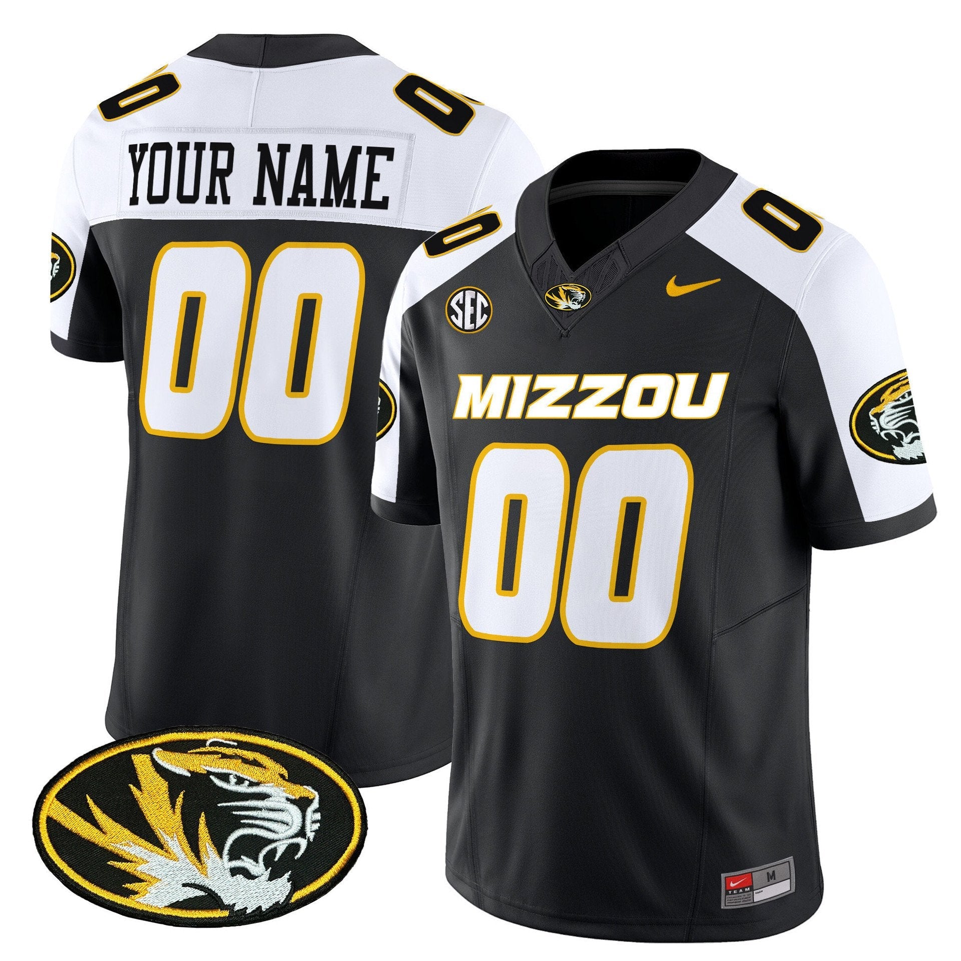 Custom Missouri Tigers Jersey Name, Number 2025 Vapor Limited Stitched