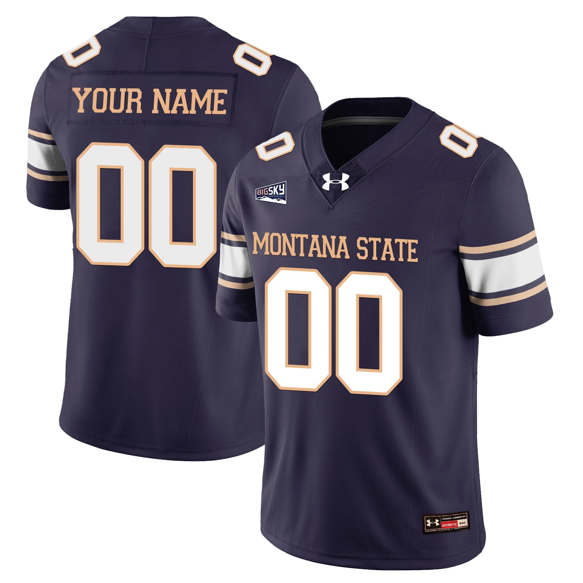Custom Montana State Bobcat Jersey Name, Number Football 2025 Stitched