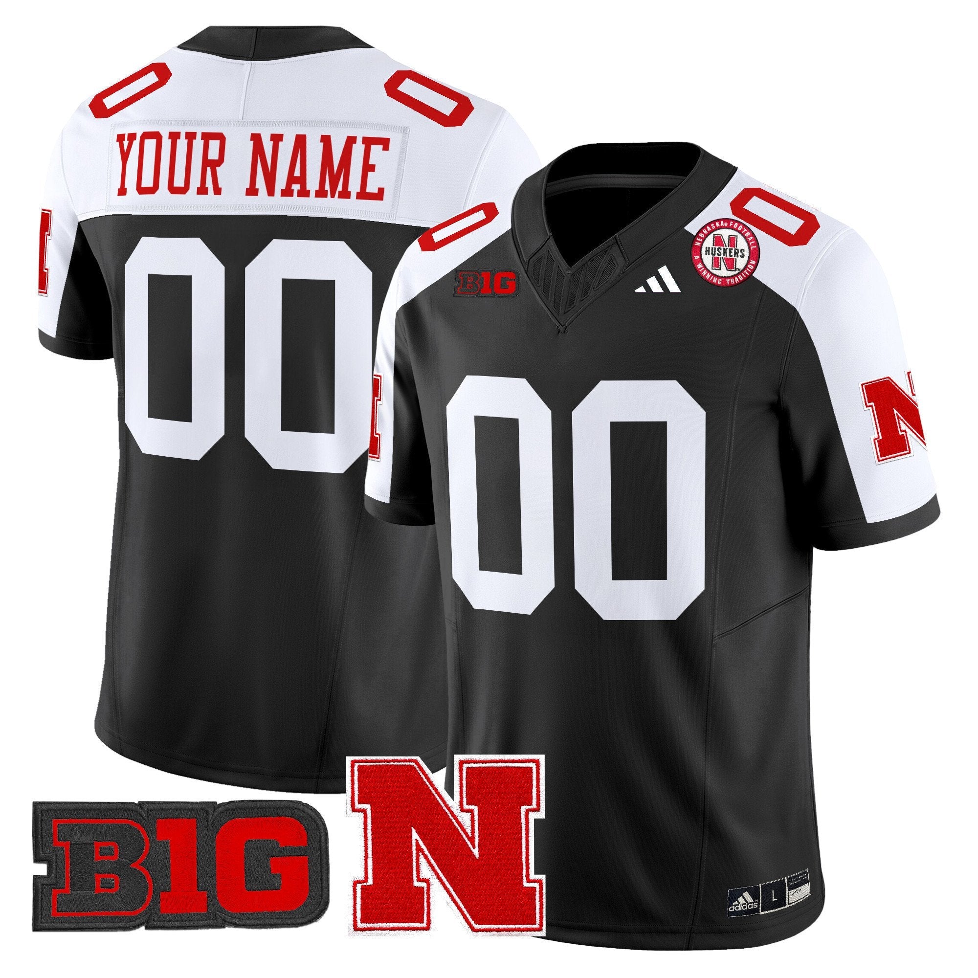 Custom Nebraska Cornhuskers Jersey Name, Number 2025 Stitched