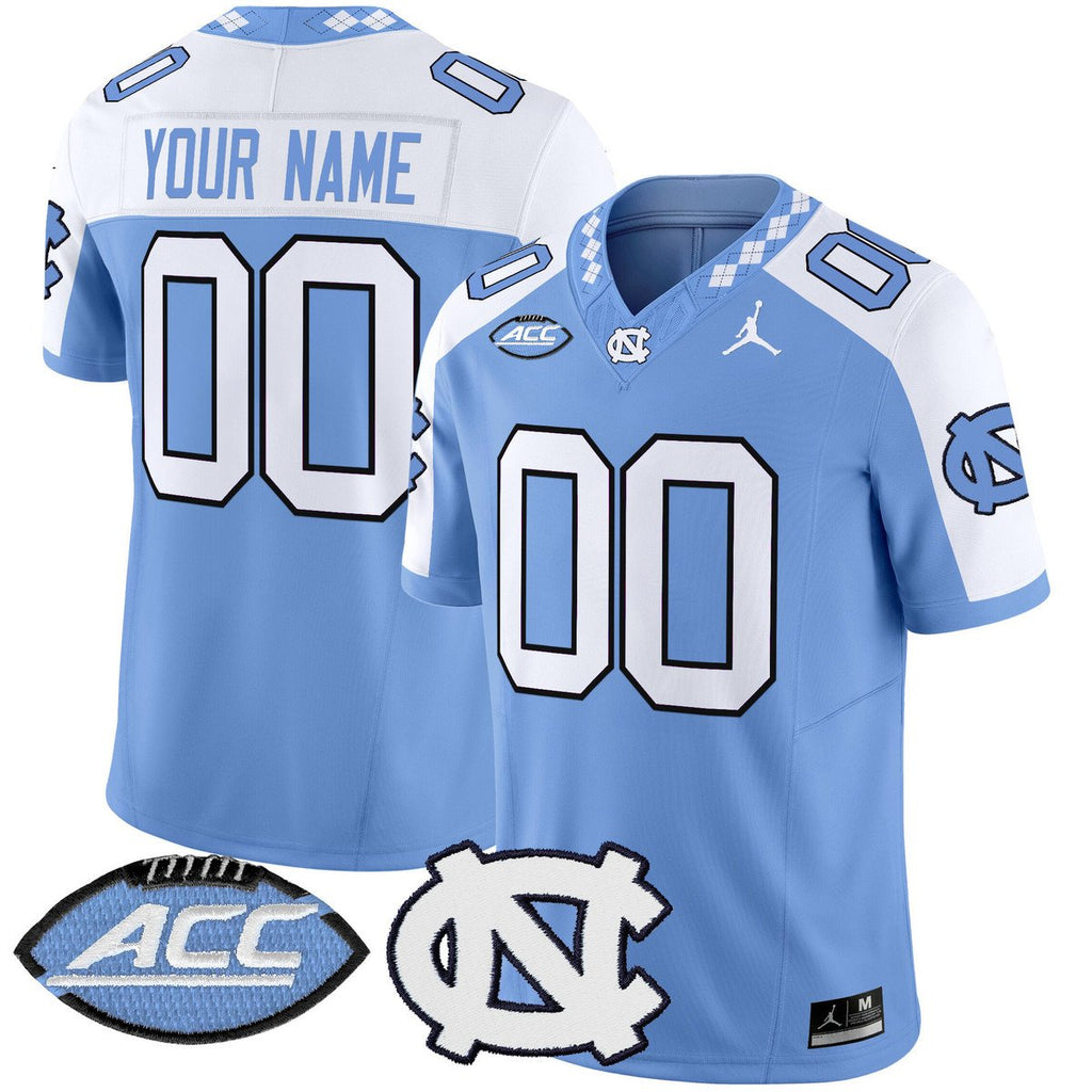 Custom North Carolina Tar Heels Jersey 2025 Vapor Limited Stitched