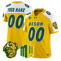 Custom North Dakota State Bison Jersey 2026 Vapor Limited Stitched