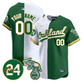 Custom Oakland Athletics Jersey 2025 Rickey Henderson Memorial Stitched