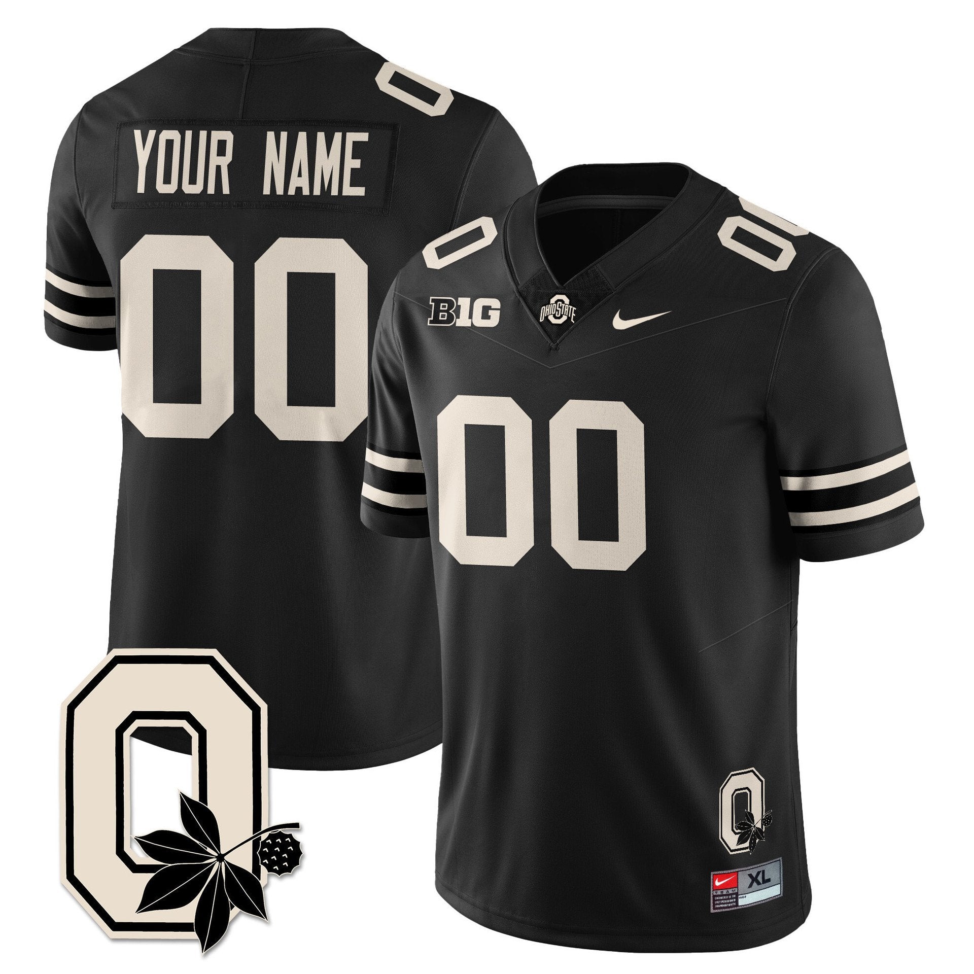 Custom Ohio State Buckeyes Jersey 2025 Vapor Limited Stitched