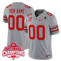 Custom Ohio State Jersey Heritage Stripe 2025 CFP Patch National Champions