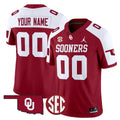 Custom Oklahoma Sooners Jersey Name, Number 2025 Limited Stitched