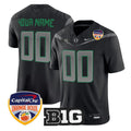 Custom Oregon Ducks Jersey 2026 Orange Bowl Patch Vapor Limited Stitched