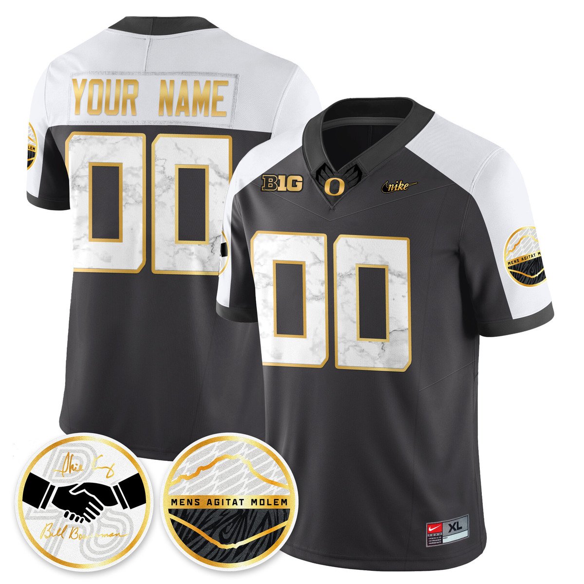 Custom Oregon Ducks Jersey Name, Number 2025 Shoe Duck Stitched