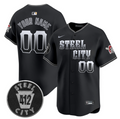 Custom Pittsburgh Pirates Jersey 412 Patch Vapor Premier Limited V8 Stitched