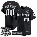 Custom San Diego Padres Jersey Gothic Edition Vapor Premier Limited Stitched