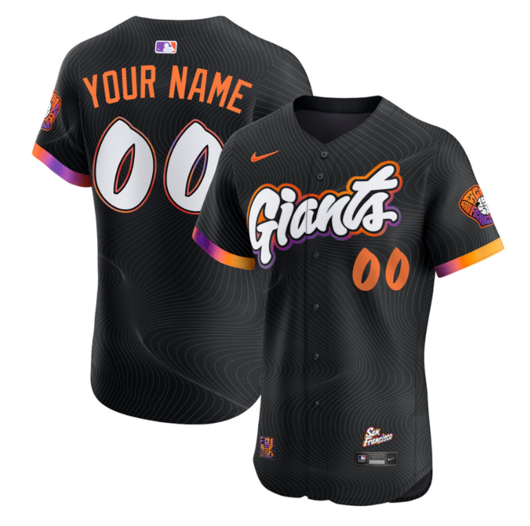 Custom San Francisco Giants Jersey 2025 City Connect Vapor Stitched