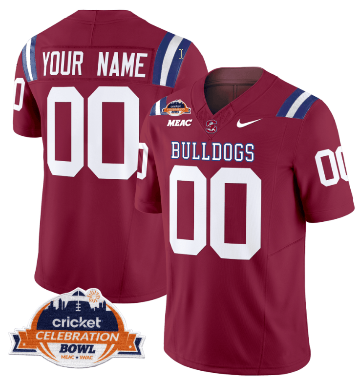 Custom South Carolina State Bulldogs Football Jersey Name, Number