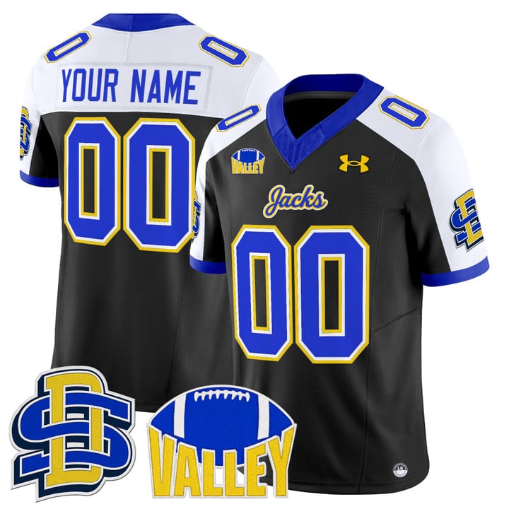 Custom South Dakota State Jersey Name, Number Jackrabbits 2025 Stitched