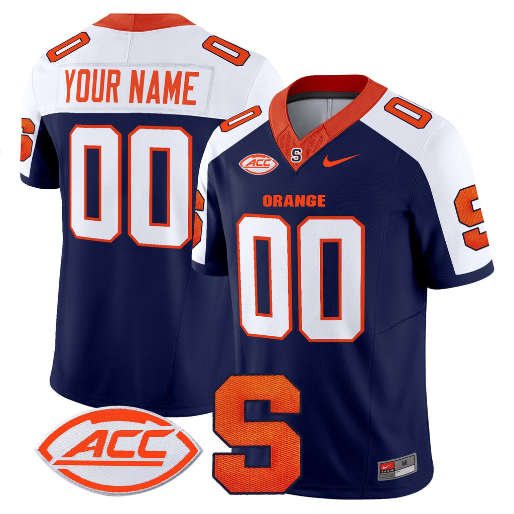 Custom Syracuse Orange Jersey 2025  Name, Number Vapor Stitched