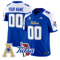Custom Tulsa Golden Hurricane Jersey 2025 Vapor Limited Stitched