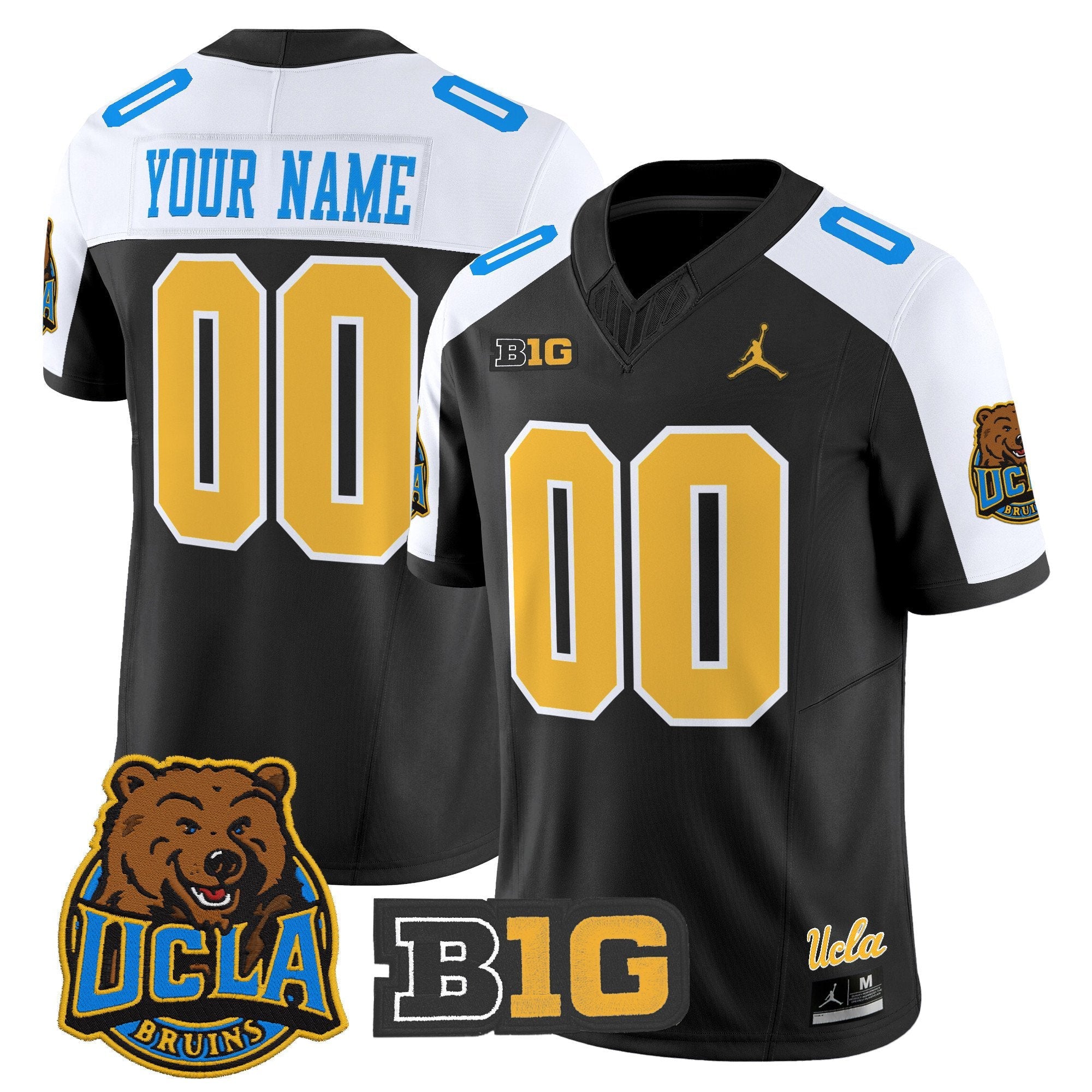 Custom UCLA Bruins Jersey Name, Number 2025 Vapor Limited Stitched