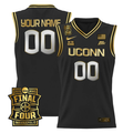Custom UConn Huskies Jersey Name, Number 2026 Final Four Patch Stitched