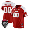 Custom UNM Lobo Football Jersey Name, Number 2025 Stitched