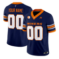 Custom UTEP Miners Jersey Name, Number 2016 Vapor Limited Stitched