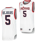 David DeJulius Jersey Cincinnati Bearcats College Basketball Replica White #5