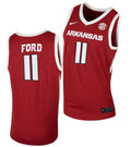 Derrian Ford Jersey Arkansas Razorbacks College Basketball #11