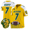 DJ Scott Jersey #7 North Dakota State Bison 2025 Limited Stitched