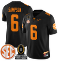 Dylan Sampson Jersey #6 Tennessee Vols Playoff First Round Patch