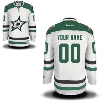 Dallas Stars Customized 2013 White Jersey Stitched