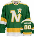 Dallas Stars Customized Green Throwback Jersey Stitched