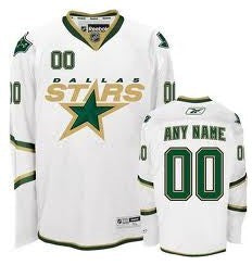 Dallas Stars Customized White Third Jersey Stitched