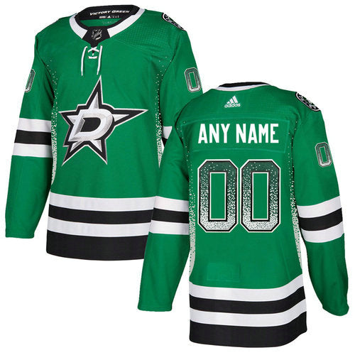 Dallas Stars Green Customized Drift Fashion Jersey Stitched
