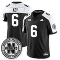 Dane Key Jersey #6 Nebraska Football 2025 Blackout Stitched