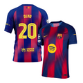 Dani Olmo 20 Barcelona 2025-26 Home Jersey – Scarlet
