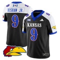 Daniel Hishaw Jr Jersey #9 Kansas Jayhawks Football 2025 Limited Stitched