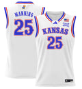 Danny Manning Jersey #25 Kansas Jayhawks 2024 Lightweight Basketball White