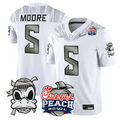 Dante Moore Jersey #5 Oregon Ducks Mummy Duck 2026 Peach Bowl Stitched White