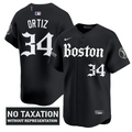 David Ortiz Jersey #34 Boston Red Sox Retro Newspaper Edition Vapor Premier Limited Stitched