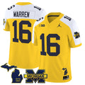Davis Warren Jersey #16 Michigan Wolverines 2025 Limited V2 Stitched