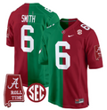 DeVonta Smith Jersey #6 Alabama Crimson Tide Split Football Game Stitched
