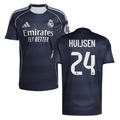 Dean Huijsen 24 Real Madrid 2025-26 Away Jersey – Blue