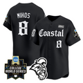 Dean Mihos Jersey #8 Coastal Carolina 2025 World Series Gothic Edition