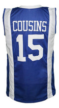 Demarcus Cousins Jersey #15 Custom College Basketball Blue